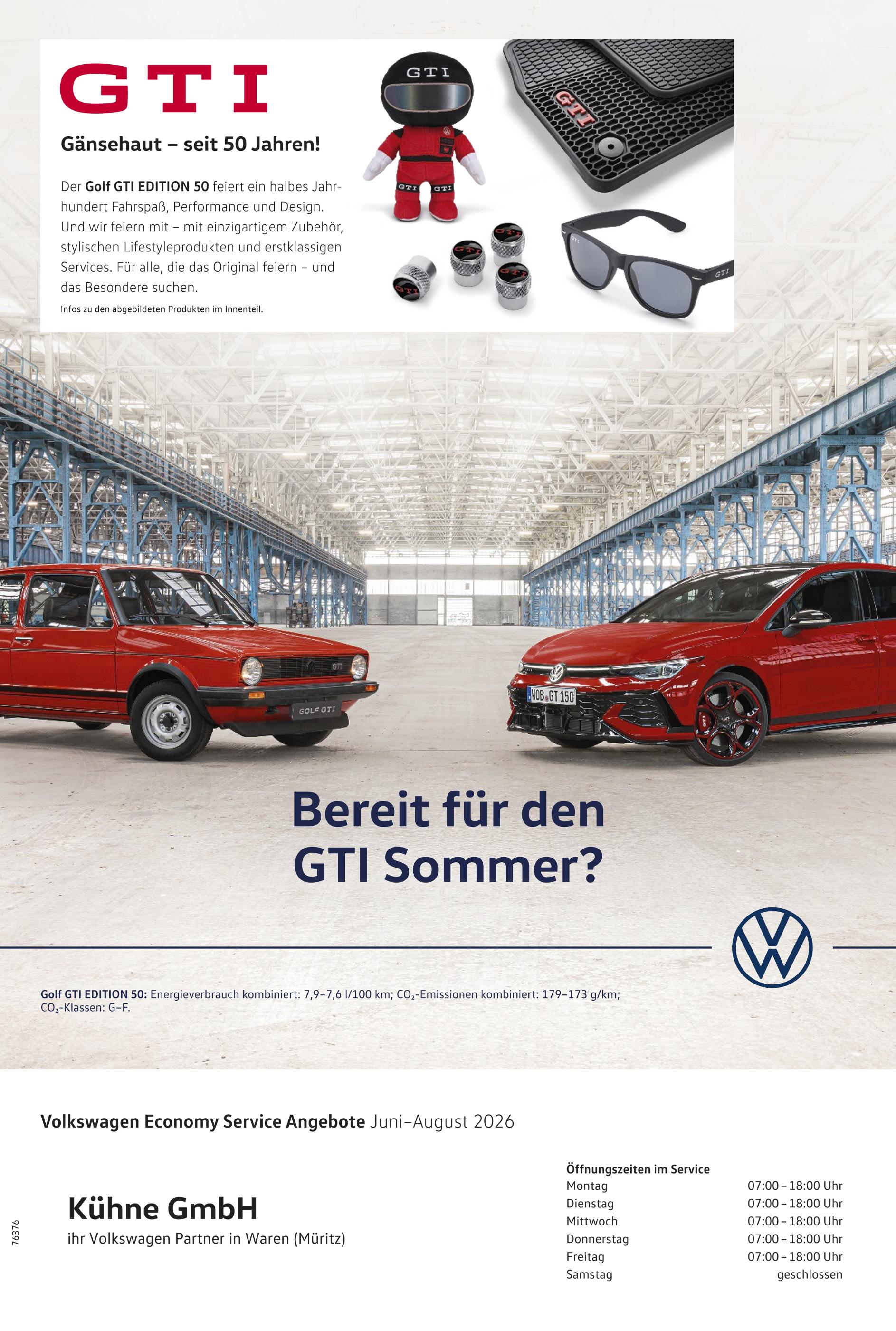 Aktueller Volkswagen Prospekt, "Mehr Platz. Mehr Möglichkeiten.", mit Angeboten der Woche, gültig von 01.06.2026 bis 01.06.2026
